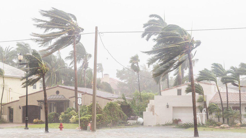 Flooding in Hurricane Irma in Fort Lauderdale, Florida